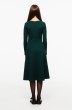 Платье 1064-2FG темно-зеленый milmil