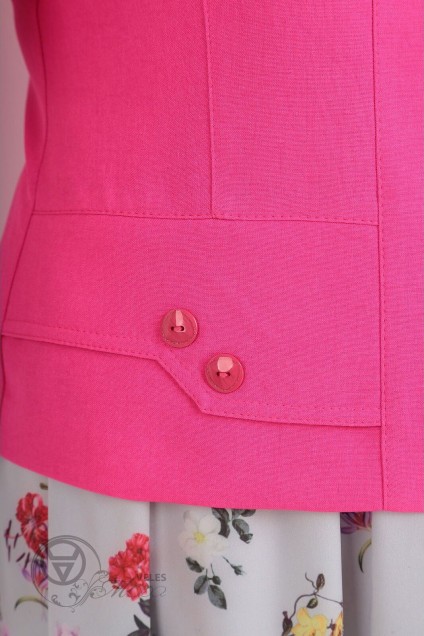 Костюм с юбкой 131 розовый Milana