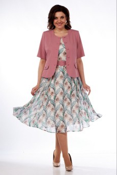 Костюм с платьем 1095 розовый Milora