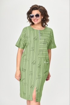 Платье 1110 зеленый Milora