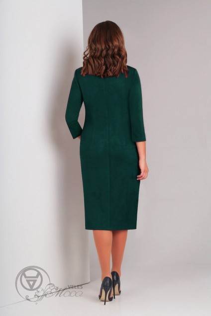 Платье 633 темно-зеленый Milora