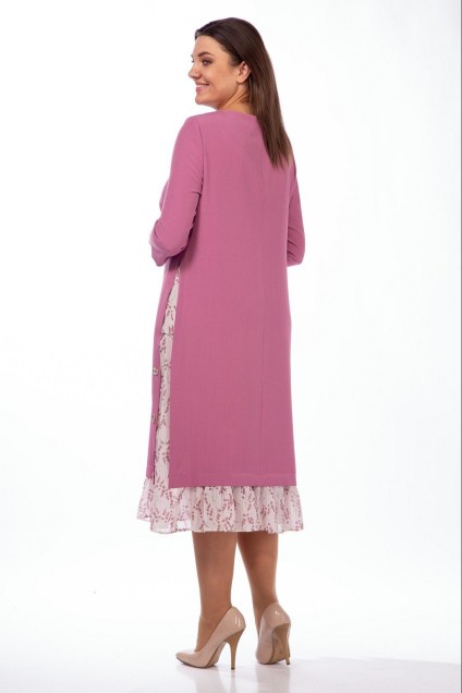 Платье 758-1 розовый Milora