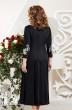 Платье 4771 черный + золото Mira Fashion