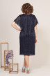 Платье 5258-4 темно-синий Mira Fashion