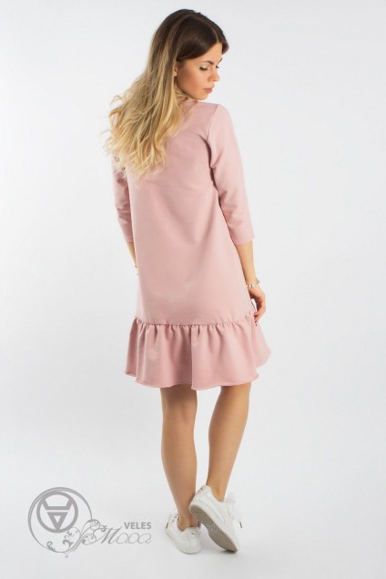 Платье 407 розовый Mirolia