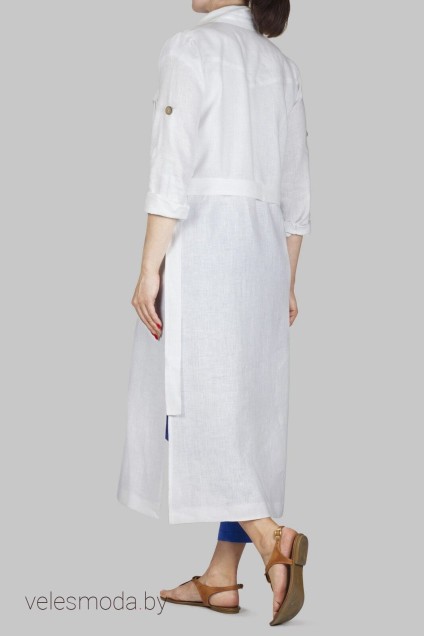 Платье-туника 431 белый Mirolia