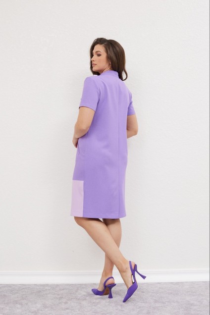 Платье 417 фиолетовый MisLana