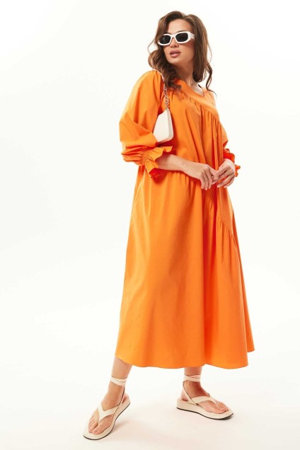 Платье 937 оранжевый MisLana