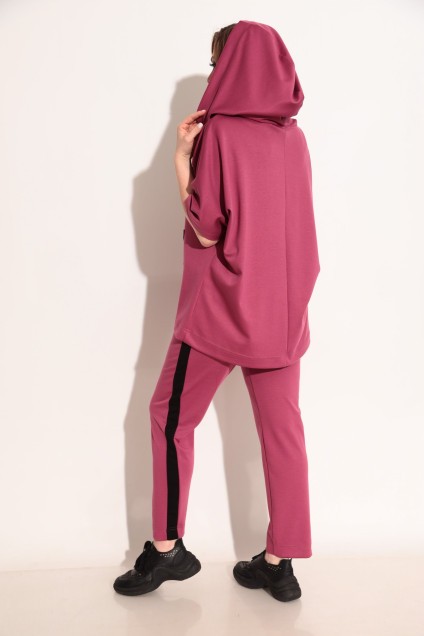 Спортивный костюм 1225 темно-розовый Michel Chic