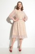 Платье 2049 бежево-розовый Michel Chic