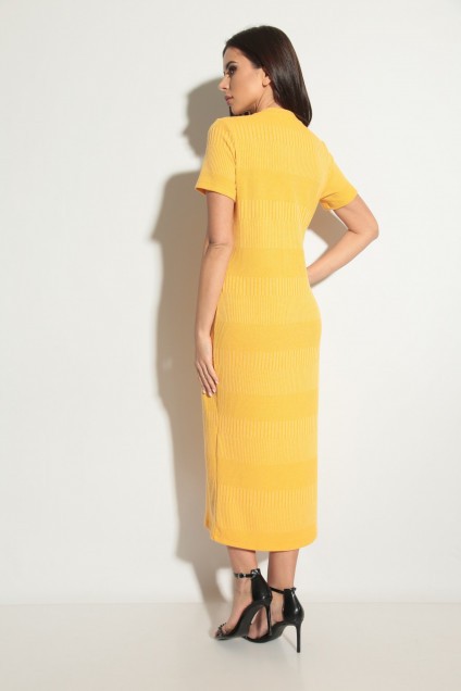 Платье 2056 желтый Michel Chic