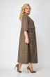 Платье 2062-1 коричневый Michel Chic