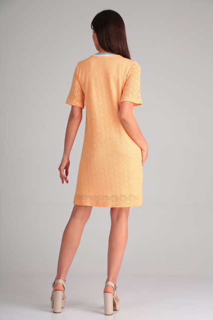 Платье 2098 оранжевый Michel Chic