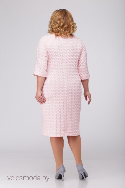 Платье 2033 розовый Michel Chic