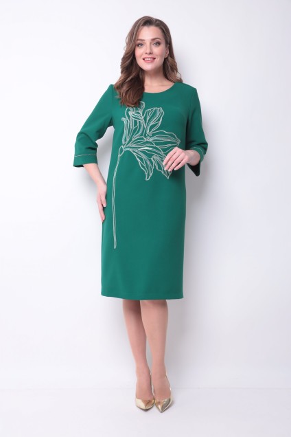 *Платье 2081 зеленый Michel Chic