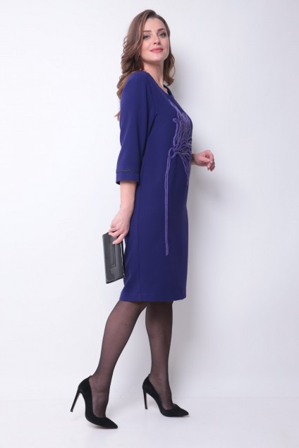 *Платье 2081 фиолетовый Michel Chic