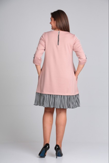 Платье 2084 розовый Michel Chic