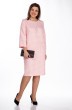 Платье 2114 розовый + белый Michel Chic
