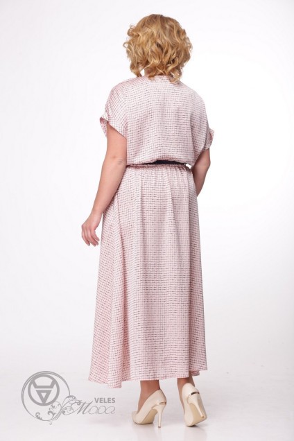 Платье 664 розовый Michel Chic