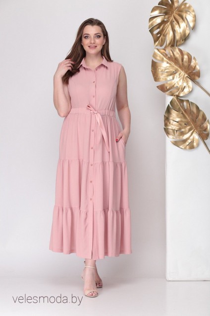 Платье 934 розовый Michel Chic