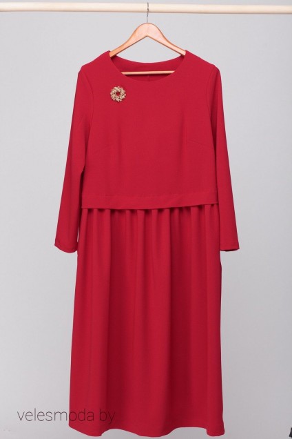 Платье 952 красный Michel Chic