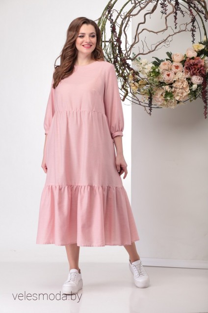Платье 992 розовый Michel Chic