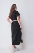 Платье 993-2 черный + розовый Michel Chic
