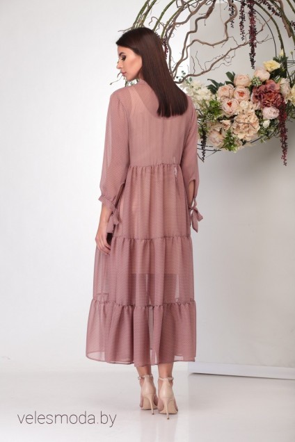 Платье 995 розовый Michel Chic