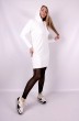 Платье 1011 белый однотон Mita Fashion