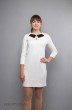 Платье 1012 белый Mita Fashion