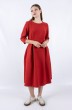 Платье 1161 кирпичный Mita Fashion