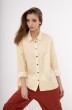 Рубашка 1838 желто-белый ID fashion