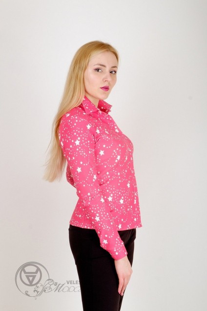 Рубашка 300 розовый Mita Fashion