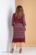 Комплект с платьем 2107 бордо Moda-Versal
