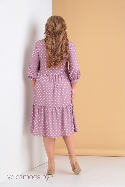 Платье 2132 розовый Moda-Versal