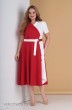 Платье 2196 красный Moda-Versal