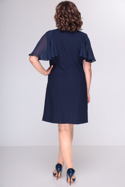 Платье 2359 темно-синий Moda-Versal