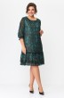 Платье 2369 черно-зеленый Moda-Versal