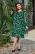 Платье 2377 черно-зеленый Moda-Versal