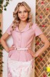*Костюм с юбкой 2103-1 розовый Мода-Юрс