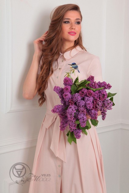 Платье 2333 нежно-розовый Мода-Юрс