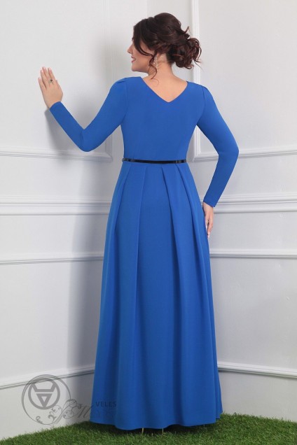 Комплект с платьем 2378 черный+синий Мода-Юрс