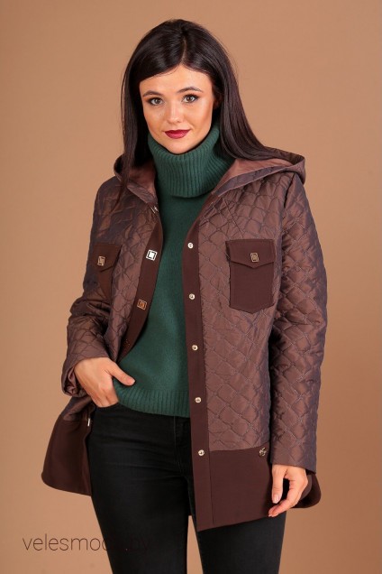 Куртка 2381 коричневый Мода-Юрс