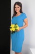 Комплект с платьем 2395 голубой Мода-Юрс