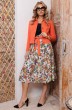 Жакет 2400-к оранжевый Мода-Юрс