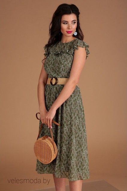 Платье 2556 зеленый Мода-Юрс