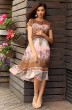 Платье 2557 розовый+коричневый Мода-Юрс