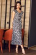 Платье 2559 серый+леопард Мода-Юрс