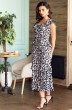 Платье 2559 серый+леопард Мода-Юрс