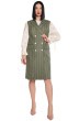 Сарафан+блузка 2676 зеленый + полоска Мода-Юрс